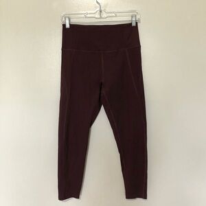 Girlfriend Collective Leggings Cropped Purple Medium